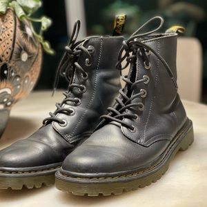 Black Doc Martens Combat Boots